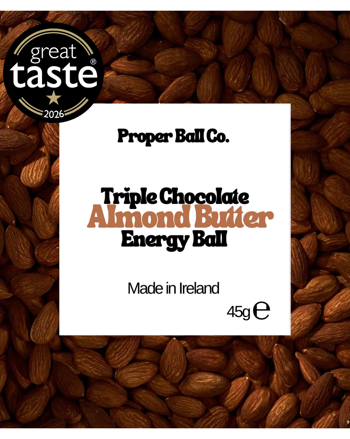 Triple Chocolate Almond Butter Energy Ball - 16x45g Box